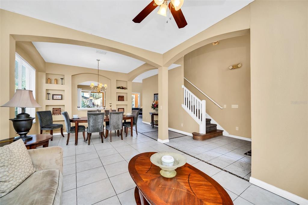 Florida vacation home poolside