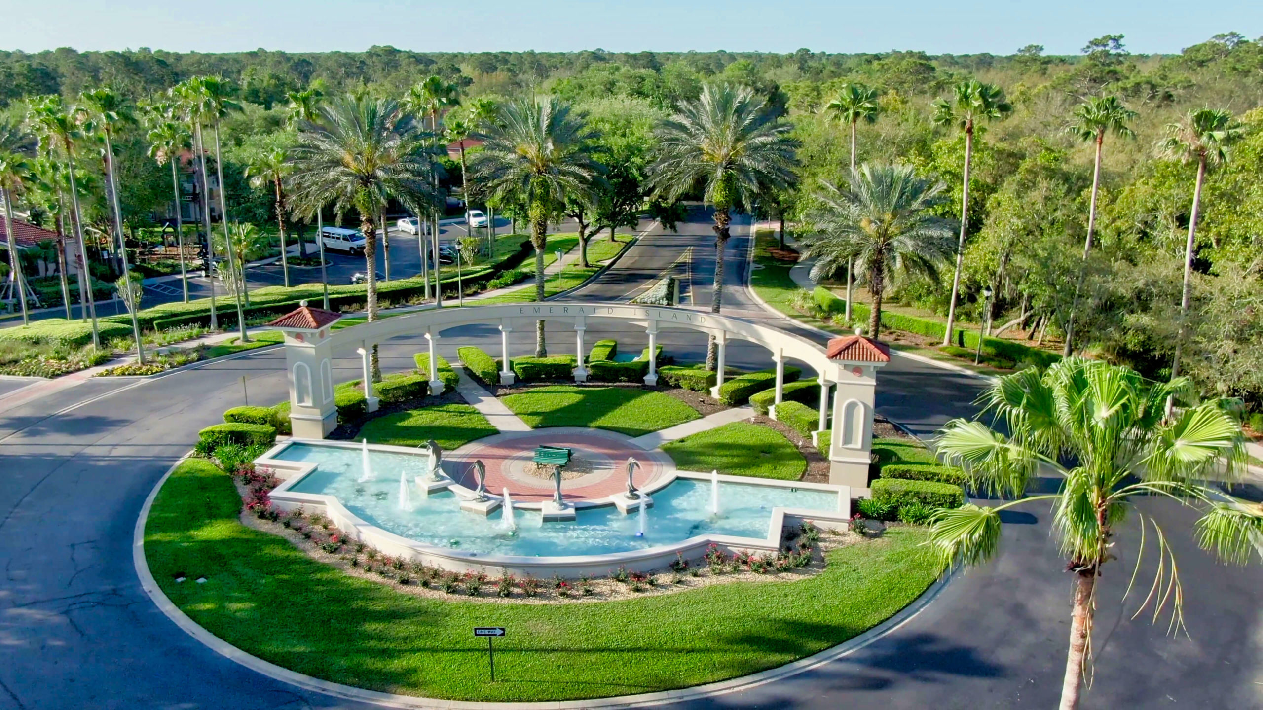 Emerald Island Resort community view