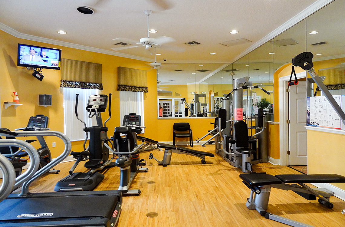 Emerald Island Resort gym and exercise room